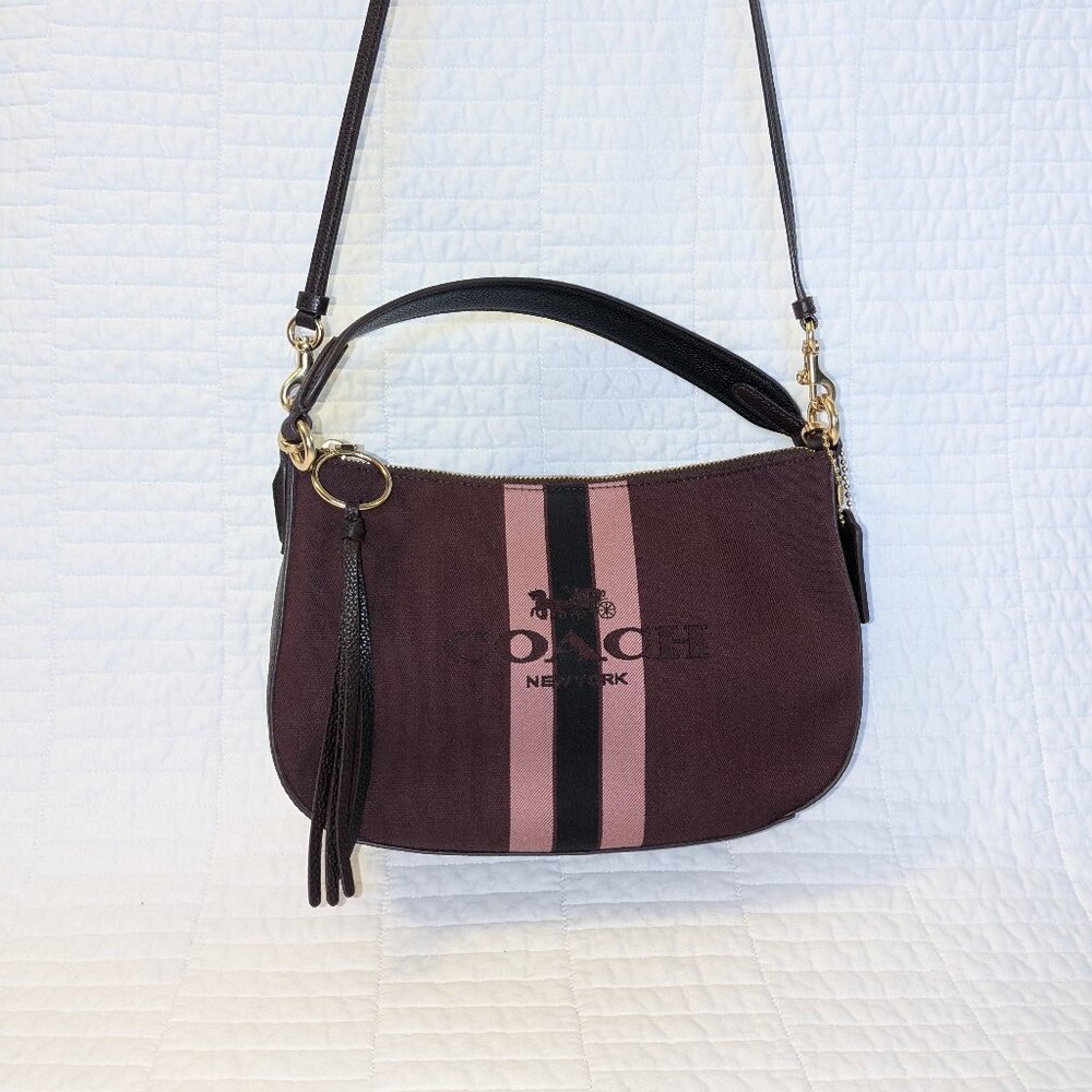 COACH Horse & Carriage Jacquard Sutton Crossbody